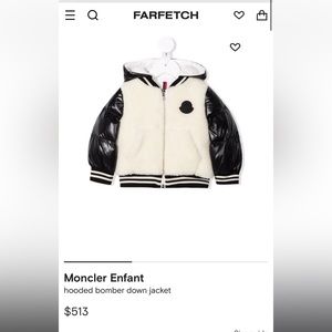 Moncler infant coat